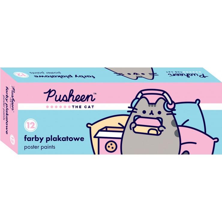 FARBY PLAKATOWE 12KOL 20ML PUSHEEN 8006