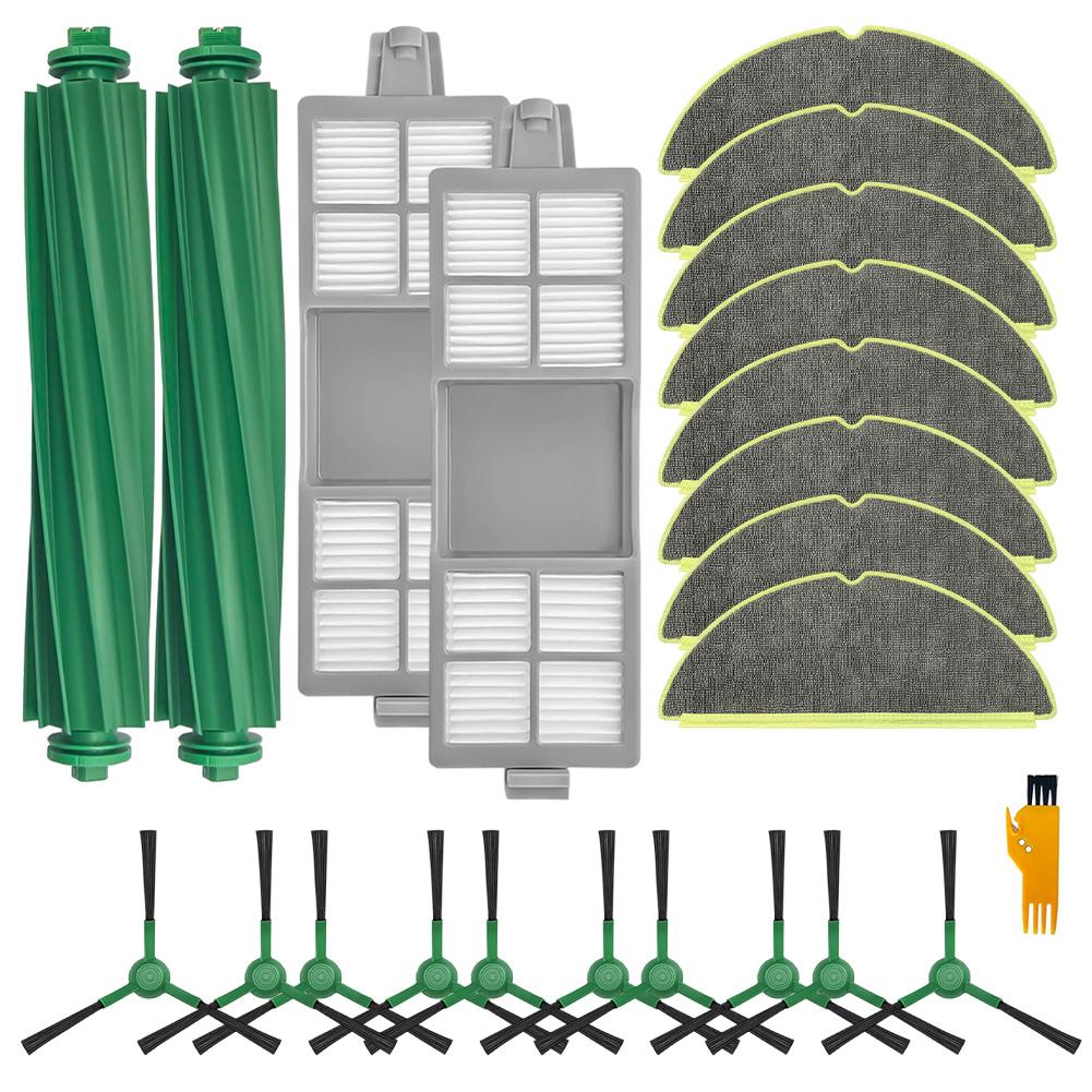 1 Set For Roomba 205 For DustCompactor For Combo Main Side Brush Filter Mop Cloth Vacuum Cleaner Accessories Spare To Replace