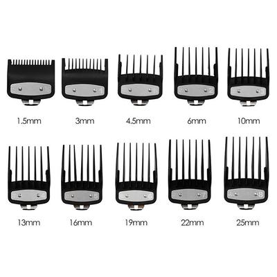 10 STÜCKE/Set Professioneller Haarschneider Premium Führungskämme Aufsätze Für Wahl