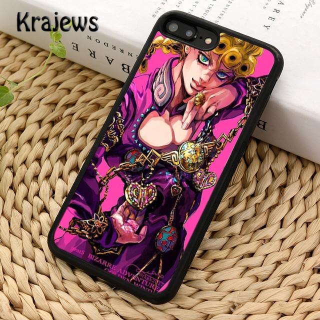 Krajews Anime JoJo S Bizarre Adventure Phone Case Cover For iPhone 16 15 14 Plus XR XS 11 12 Mini 13 Pro Max Fundas
