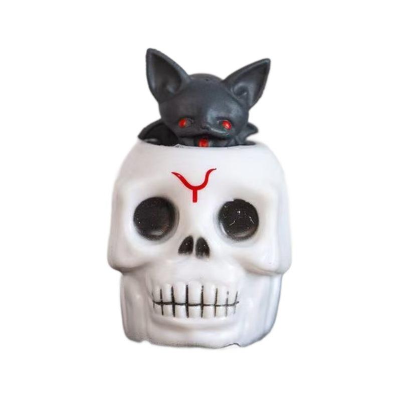 1Pcs Pumpkin Head Stress Ball Cute Decompression Ghost Relieve Stress Toys Creative Children's Toys Halloween Party Decor