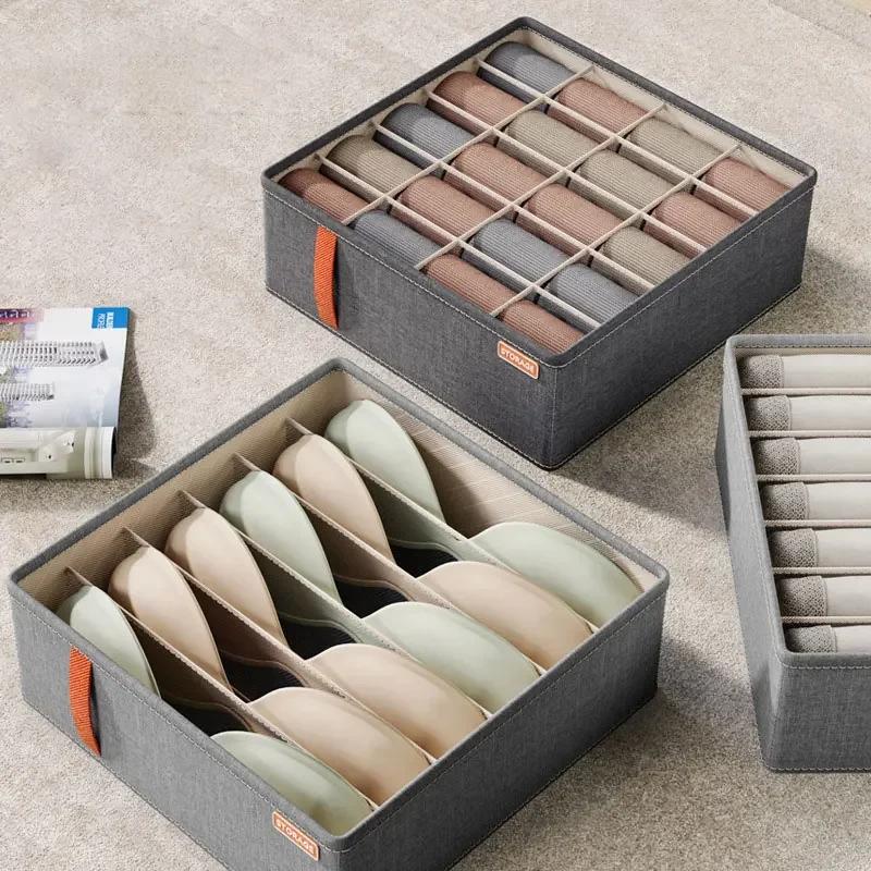 Underwear Socks Bra Organizer Clothing Storage Boxes Wardrobe Clothes Organizer Pants Socks Bedroom Cabinet Drawer Organizer