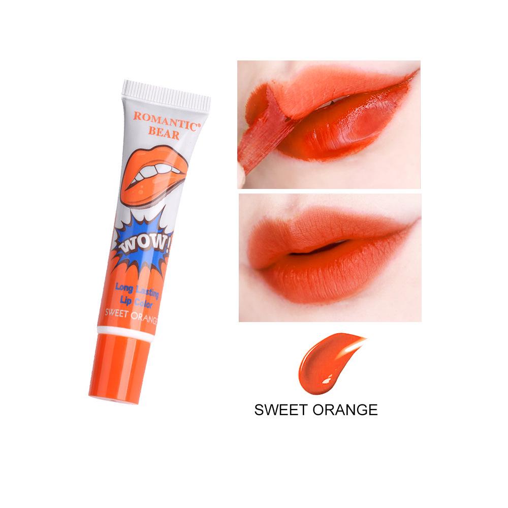 ROMANTICBEAR Peel-Off Lip Gloss: Cross-Border Colorful Makeup