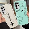 Soft Phone Cover Case for Samsung Galaxy S21 S24 S22 Ultra S25 A26 A25 S20 FE S23 Plus A55 A34 A35 A24 A54 A36 World Travel