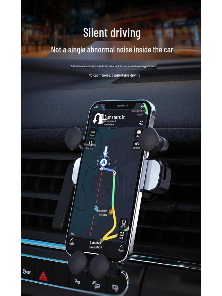 Gravity Retractable Car Phone Holder