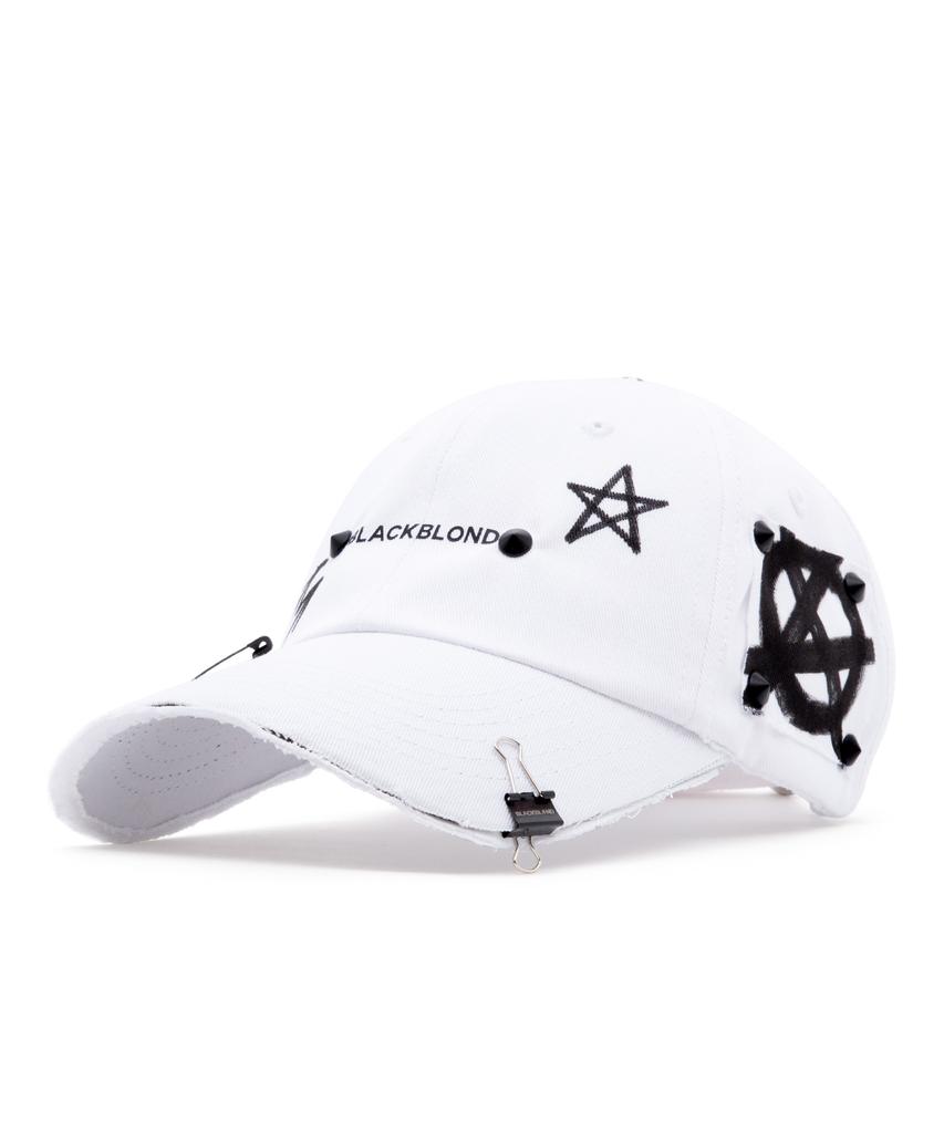 BLACKBLOND Vividi Reflection Logo No Simpati Cap (White)