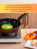 Culinero Round Silicone Cooking Rings, 4-Pack, 10 cm x 10 cm