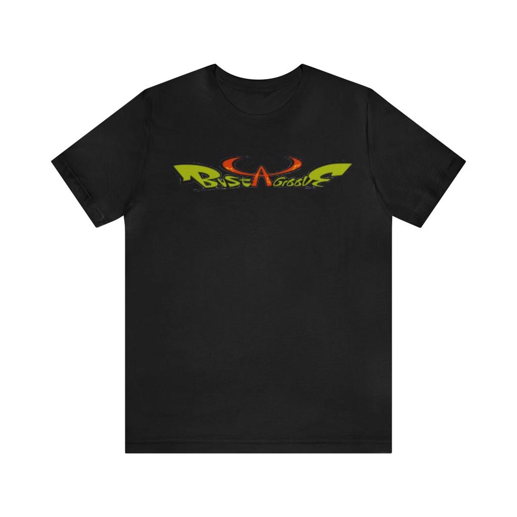 Bust A Groove PS1 Cover Art Retro Style Unisex Short Sleeve Tee 100% Cotton T-shirt Mens Tees Top