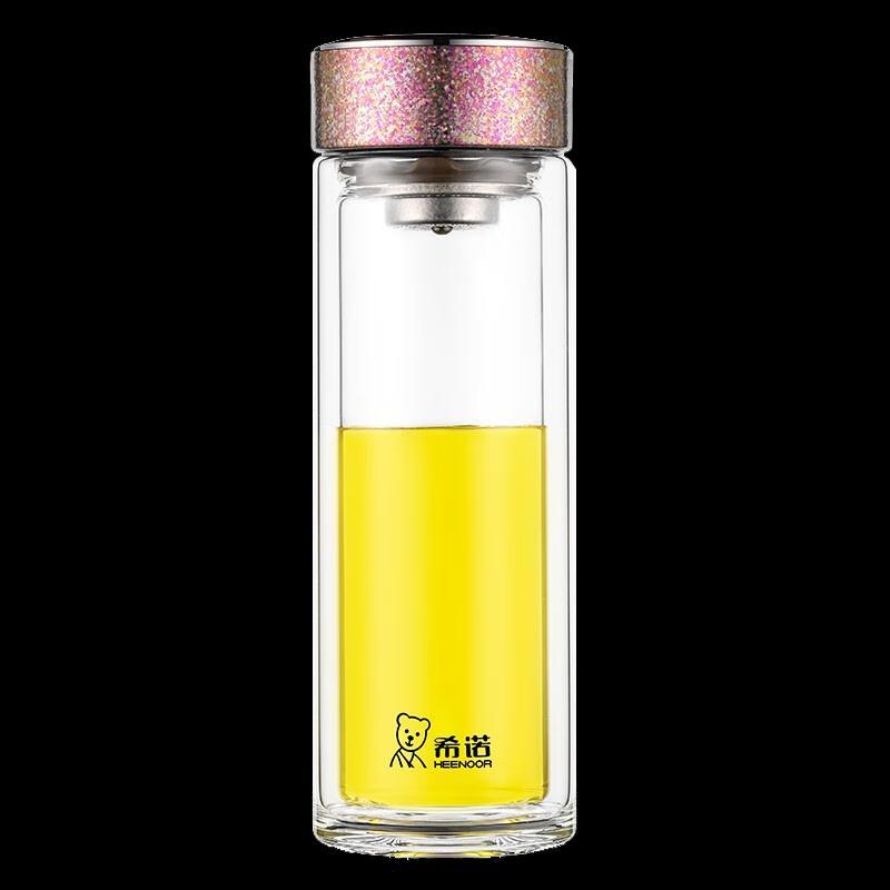 Xinuo XN-T601 Double-Layer Glass Tea Infuser Cup