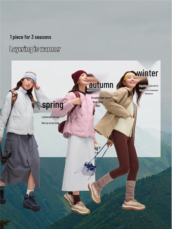 

Beneunder Women s Round-Neck Padded Outdoor Jacket