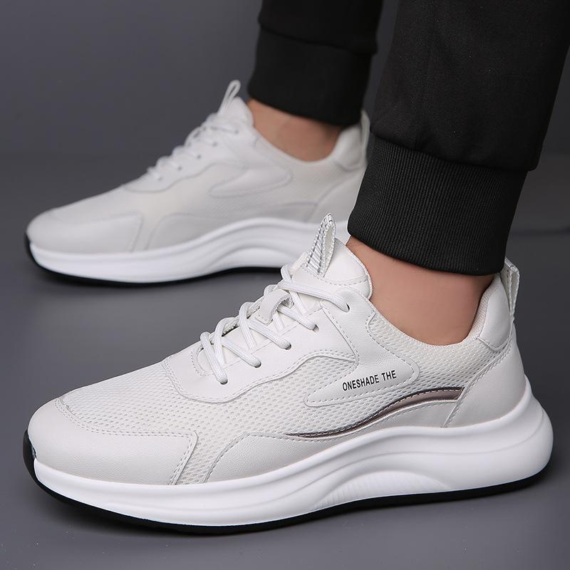 Men's Shoes New Fashion All-Matching Trendy Breathable Mesh Shoes Lightweight Exercise Outdoor Casual Travel Shoes