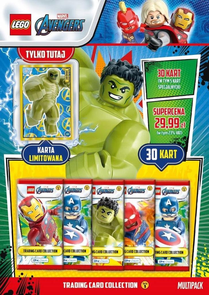 Lego marvel avengers multipack saszetki karty kolekcjonerskie