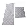 2Pcs Kitchen Mat Dustproof Floor Mat Rug Home Decoration for Office Hotel