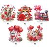 Acrylic 2D Flat Print DIY Table Top Diamond Painting Ornament Kits Acrylic 2D Flat DIY 5D DIY Diamond Art Tabletop Decorations