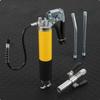 11 Pieces Handheld Grip Oil Kit Aluminum Alloy Body Manual High Pressure Heavy Duty Lubrication