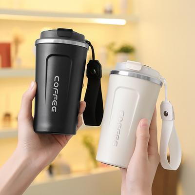 Travel Coffee Mug Spill Proof with Seal Lid Insulated Eco-friendly Easy One-handed Drinking Stainless