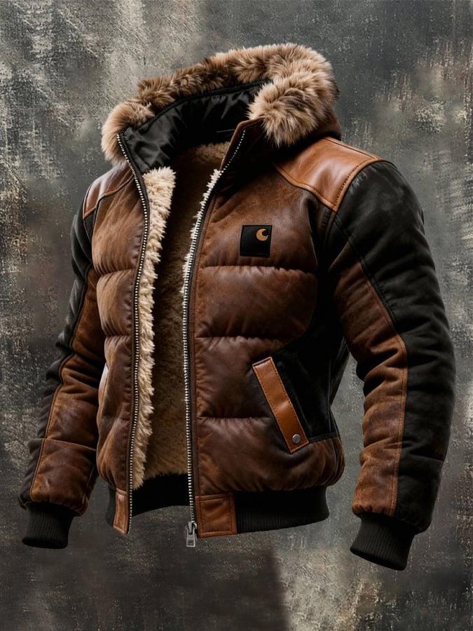 European and American Plus Velvet Hooded Jacket for Autumn and Winter