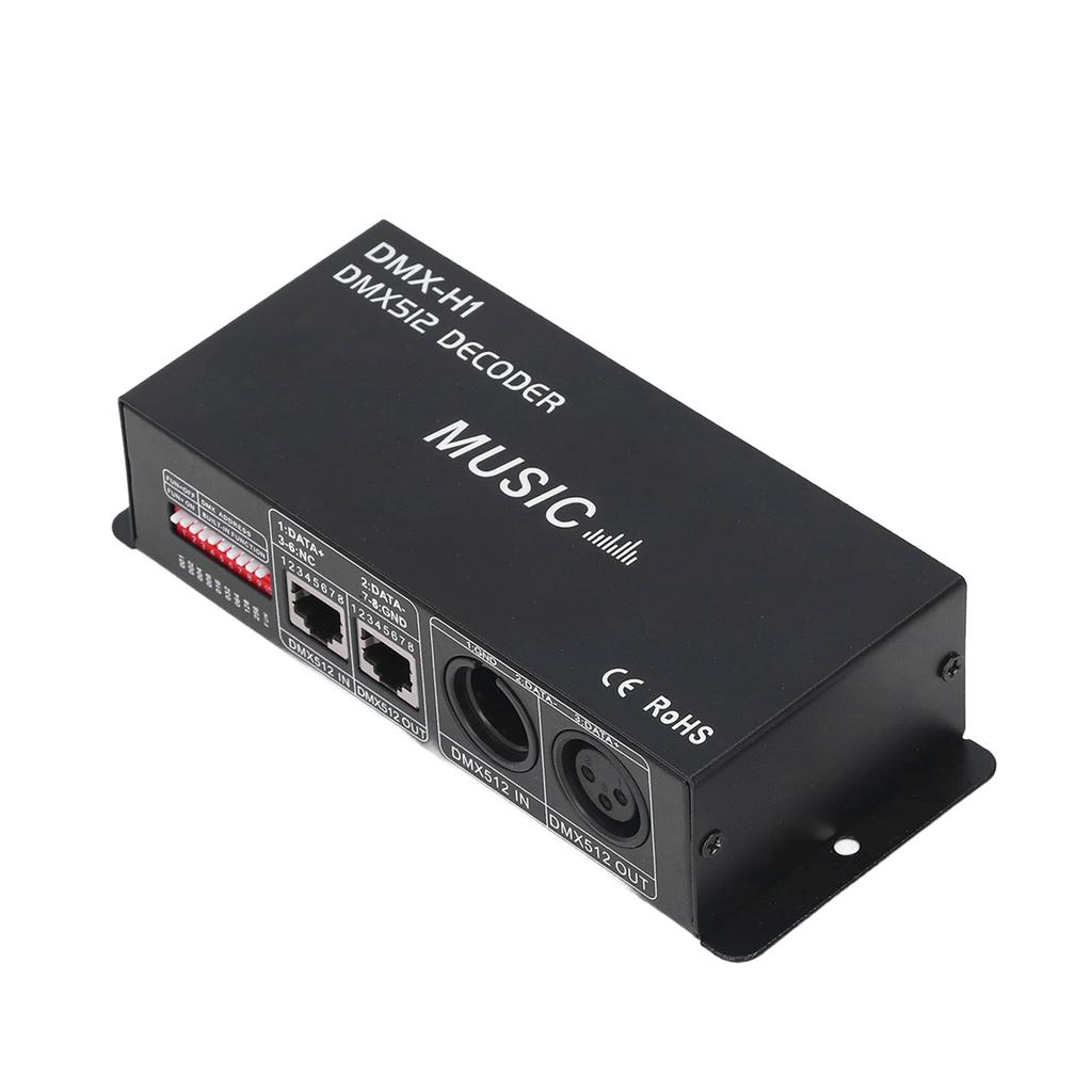 4 Channel DMX 512 Decorder Adjustable RGB Dimming LED Decorder Controller for Bars Hotels Sober