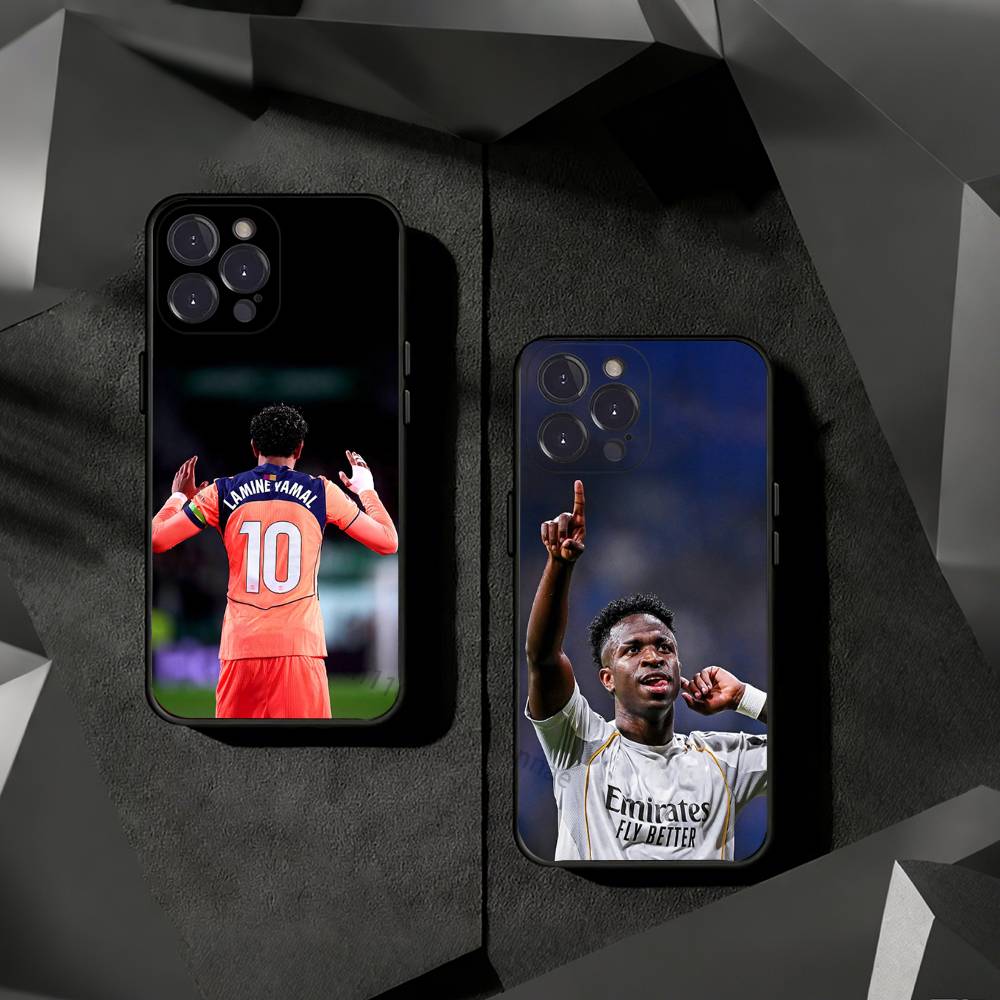 V-Vinicius J-Junior-S Fashion Football Superstar Phone Case for iPhone 11Pro 13 12 11 Pro Max 16e 17 Air 16 15 14 Plus 11ProMax