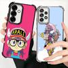 Arale S-Slump Anime Plating Phone Case For Samsung A17 A07 A37 A57 A16 A56 A15 A55 A14 A54 A13 A53 A26 A36 A25 A35 A24 A34 A23 A