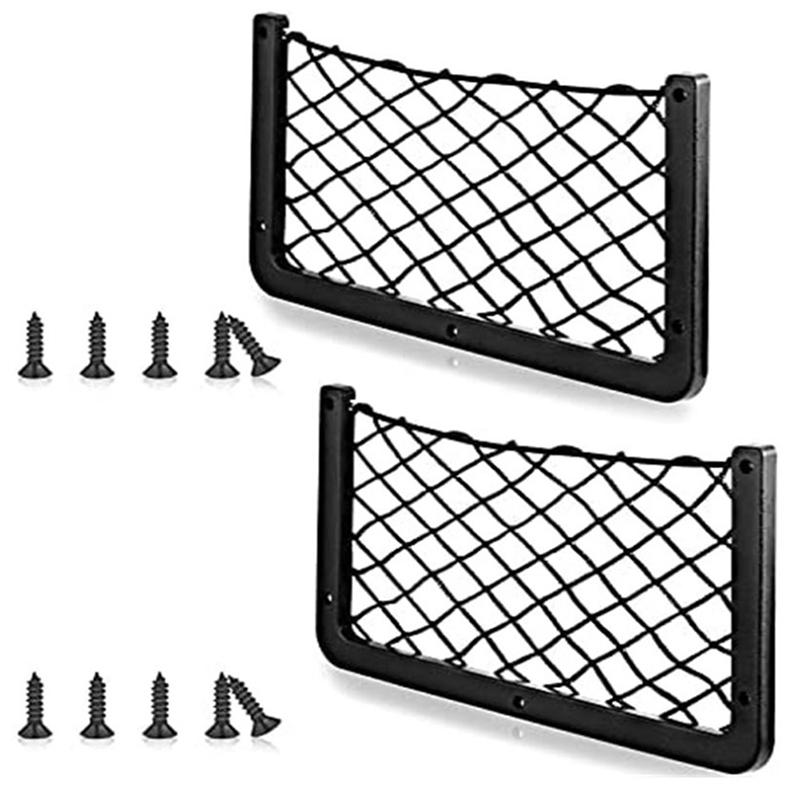 1Pc Car Storage Net Elastic Net Cargo Mesh Nets Camping Seat Back Mesh Pocket