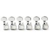 Musiclily Pro 6-Piece Single-Pin Guitar Tuners, Square, for SQ StratTelecaster Electric Guitars, Chrome