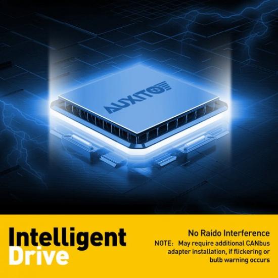 H8 H11 LED Headlight Bulb H9 Hi/Lo 90W Conversion Set White High Beam Power New