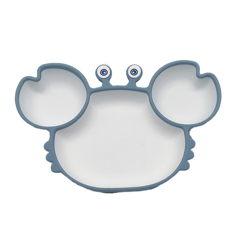 

Набор мультяшной тарелки и миски на присоске с разделителями - Детская силиконовая посуда