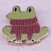 Adorable Frog In Sweater Cartoon Pin Accessory