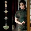 Electroplating Chinese Style Brooch Zinc Zinc Alloy Lapel Brooch Women Hanfu Ornament  Hanfu Accessories