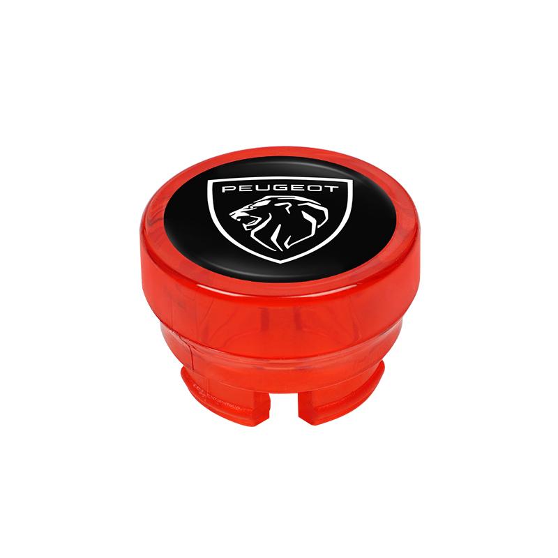 Car Cigarette Lighter Cover DustProof Decoration Cap For Peugeot 5008 408 308 Landtrek 208 2008 3008 Rifter 508 301 108 608 4008