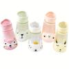 5 Pairs Girls Kids Thin Mesh Breathable Soft Comfy Socks, Cartoon Cute Socks, Children's Socks for Spring Summer