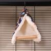 Warm Bird Parrot Nest Soft Plush Bird Parrot Hammock Warm Hanging Bed For Pet Cave Cage Hut Tent Toy House for Small Animals