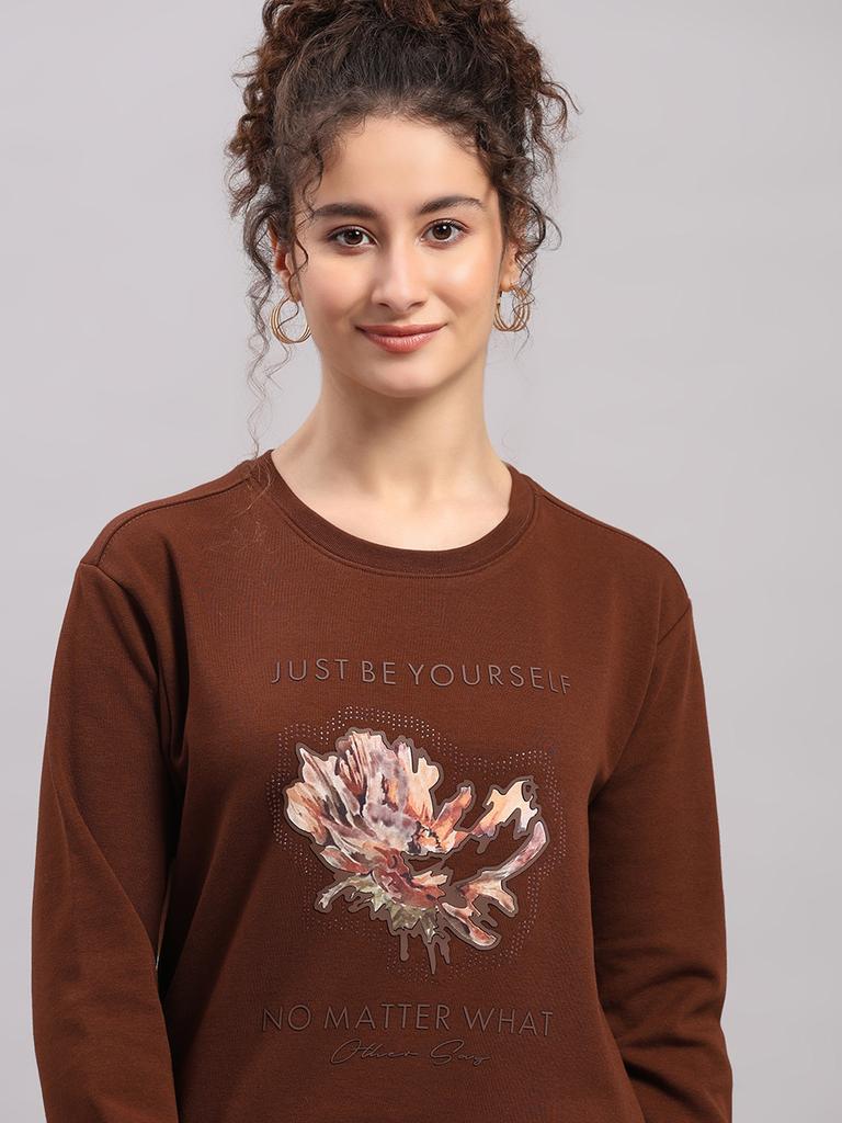MONTE CARLO Women Round Neck Full Sleeve Sweatshirt