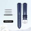 Curved mouth layer cowhide watch strap women for Original CARTIER BALLON BLEU DE CARTIER W69016Z4 WJBB0033 HIPINE men watchband