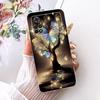 For Xiaomi Poco M4 Pro 4G Case Cover Transparent Cute Cat Fashion Butterfly Funny Painted Casing 2201117PG MZB0B5VIN 2201117PI