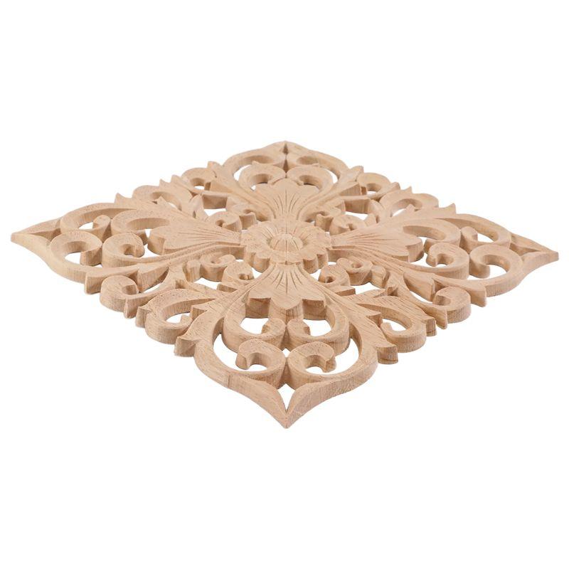 Fresh Wooden Decal Supply European-Style Applique Real Wood Carving Accessories And Retail.Woodcarving
