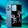 Funny Cute Cartoon Matchman Phone Case For Redmi 12 13C 12C 15C 9 10 10C Note 13 Pro Plus 14 15 Pro 9T 9C 9A TPU Soft Cover Clea