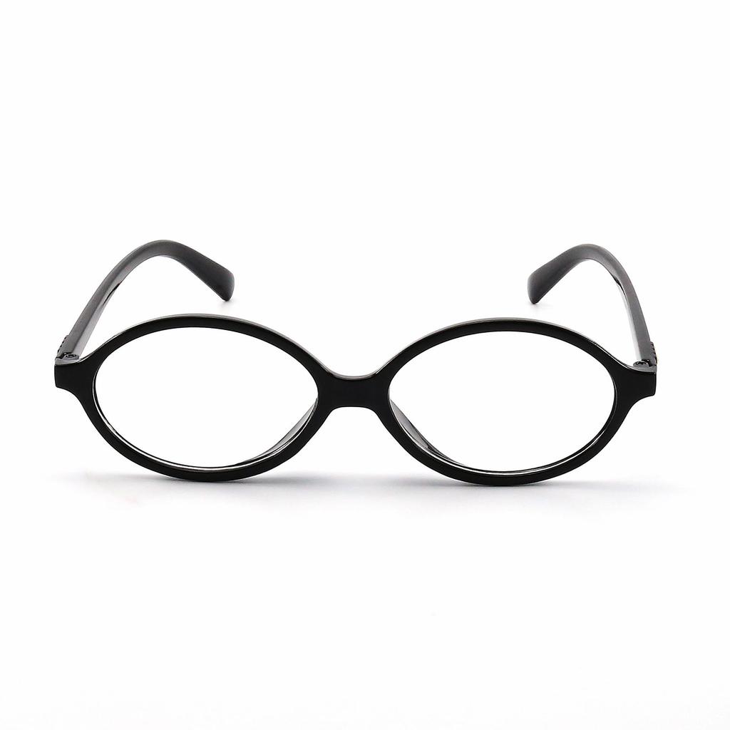 Zhang Yuanying Style Oval Leopard Print Blue Light Blocking Glasses