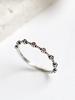 47Bag 925 Silver Layered Thin Rings Angelica