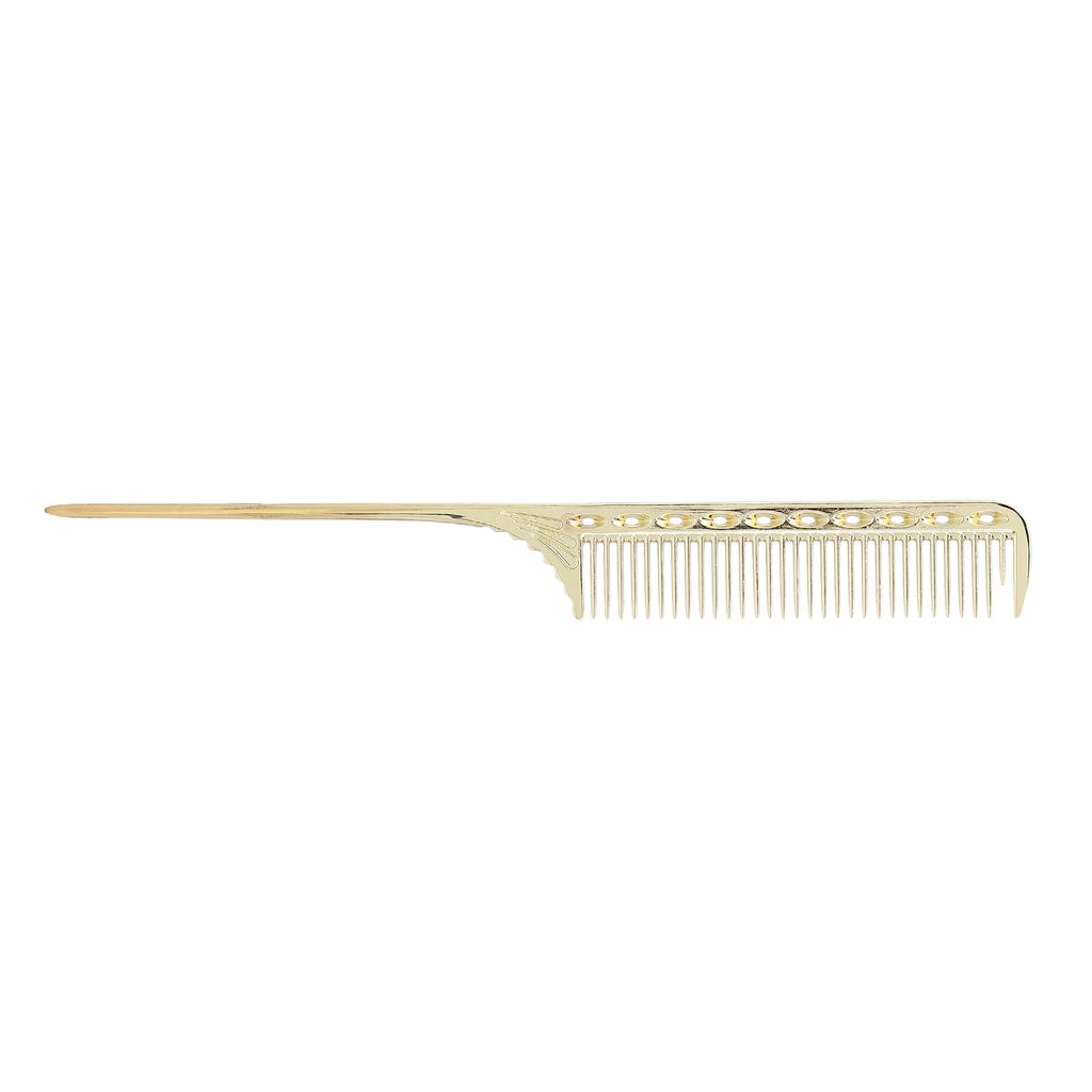 Professional Rat Tail Hair Comb Salon Hairdressing Styling Comb Barber Aluminum Metal Comb