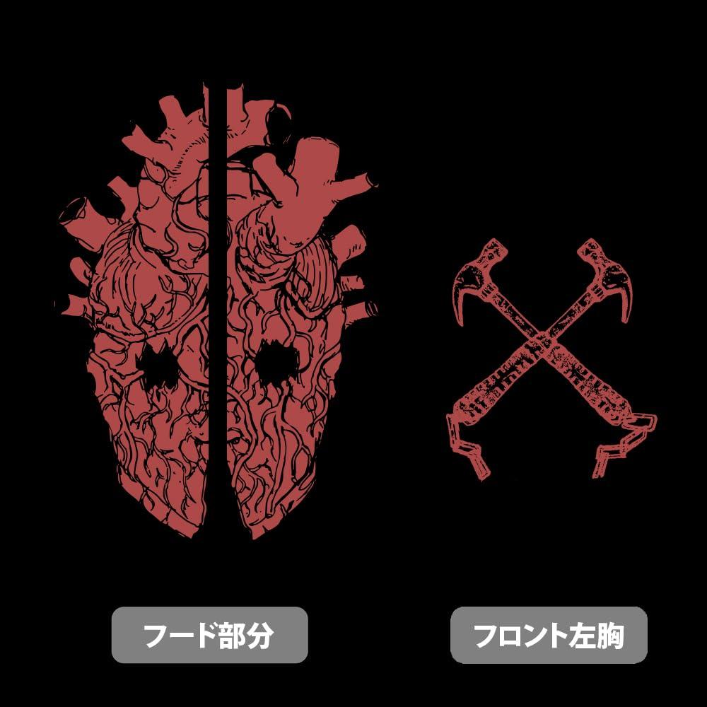 COSPA Dorohedoro Kokoro Full Zip Hoodie BLACK L size [Official] (original version)