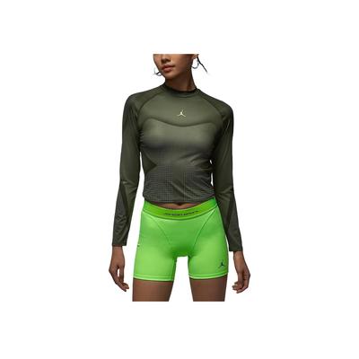 Dri-Fit Schnelltrocknend Atmungsaktiv Bequem Langarm Logo Raglan T-Shirt Damen Tops Grau Schwarz HF9481-045