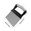 Upgrade Your Kitchen With A 1Pc Crinkle Cutter - Wavy Chopper Knife For Fruits, Vegetables, Salad, Carrots, Potatoes & Fries