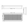 Rv Refrigerator Fan Rv Refrigerator Fan 12V Three Fans Quiet RV Side Vent Fan with Protecting Net for RV Motorhome Yacht Boat