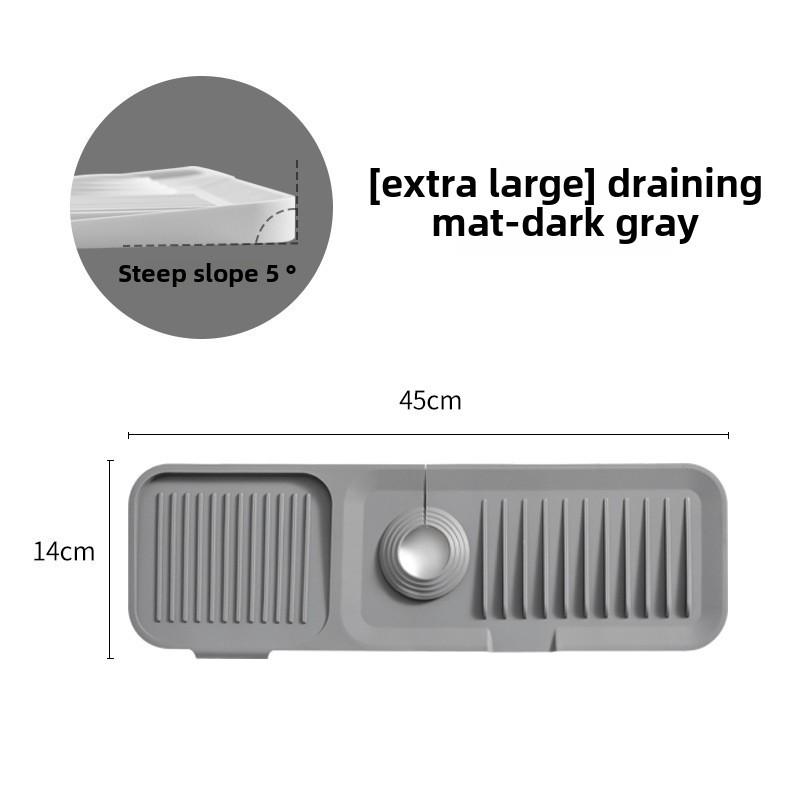 

Силиконовый коврик для слива крана - водонепроницаемый коврик для кухни и ванной комнаты