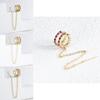 Stylish Alloy C-shaped Ear Cuffs Trendy Geometric Earrings For Women 2022