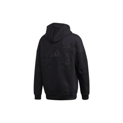 adidas Tiger Logo Sweatshirt Men Tops Black FL7749