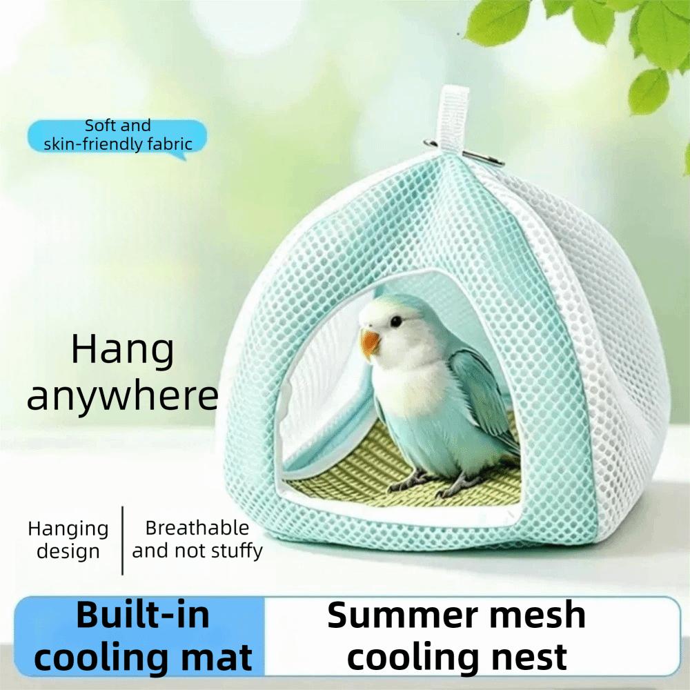 Soft Parrot Sleeping Tent Breathable Mesh Bird Swing Hammock Parrot Birdhouse Pet Habitat