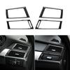 E70 X6 E71 Carbon Fiber Side Air Outlet Vent Cover Trim For For For For Models Between 2008 and 2013 Auto Interior Part
